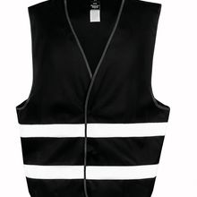 Chaleco de varios colores con banda de alta visibilidad Black Xs