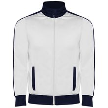 Chándal Cuello Alto y Cremallera Blanco/Marino S