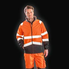 Chaqueta  Alta Visibilidas Softshell Fluorescent Orange / Black S