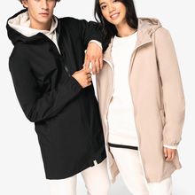 Chaqueta impermeable unisex Black Xxs