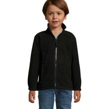 Chaqueta Polar Niño 300g Negro 3Xl
