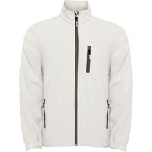 Chaqueta Softshell Cremallera Sellada Blanco Perla S