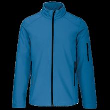 Chaqueta softshell hombre Aqua Blue S