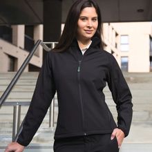 Chaqueta Softshell mujer impermeable Black / Black Xs