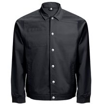 Chaqueta unisex con cierre de botones Negro 3Xl
