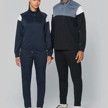 Chaqueta de chándal unisex Black / Sporty Grey Xs