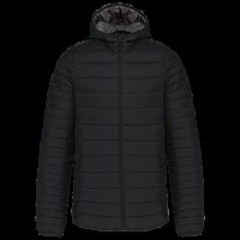 Chaqueta acolchada con capucha Black S
