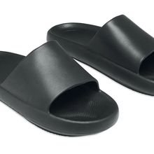 Chanclas unisex con tira en empeine talla 40-41 Negro