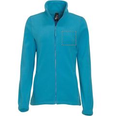 Chaqueta Polar Mujer con Bolsillos | Pecho | 100 x 100