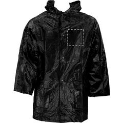 Chubasquero impermeable de PVC blado | BREAST LEFT | 120 x 120