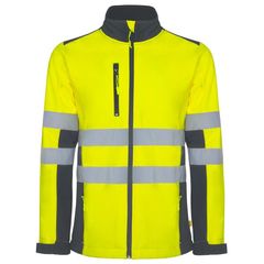 Chaqueta Softshell Alta Visibilidad Cuello Alto | PECHO_IZQUIERDO | 150 x 160