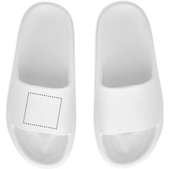 Chanclas unisex con tira en empeine talla 40-41 | RIGHT DEBOSSING | 60 x 55