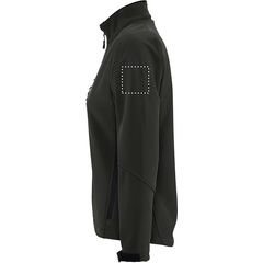 Chaqueta Softshell Impermeable Mujer 340g | Brazo Izquierdo | 80 x 80