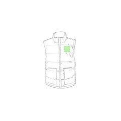 Chaleco acolchado de suave nylon/poliéster | En el pecho izquierda tipo bolsillo | 80 x 80