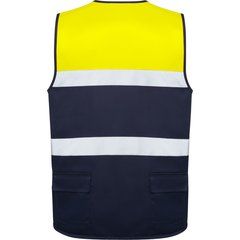 Chaleco de alta visibilidad con cremallera | TRASERA | 330 x 180