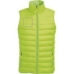 Chaleco Ligero Hombre Cuello Alto | Pecho Derecho | 100 x 100