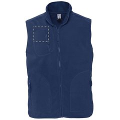 Chaleco Polar Unisex 320g | Pecho Derecho | 100 x 100