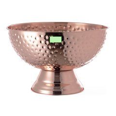 Champanera Elegante de Acero y Cobre 8,5L | En el frente | 40 x 20