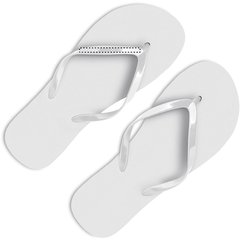 Chanclas de playa con tiras PVC talla L | LEFT PAD | 70 x 5