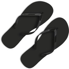 Chanclas de playa con tiras PVC talla M | LEFT PAD | 70 x 5