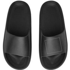 Chanclas unisex con tira en empeine talla 36-37 | LEFT DEBOSSING | 60 x 55