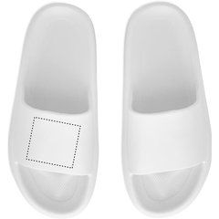 Chanclas unisex con tira en empeine talla 36-37 | RIGHT DEBOSSING | 60 x 55