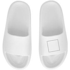 Chanclas unisex con tira en empeine talla 42-43 | Izquierda | 50 x 50