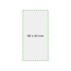 Chaqueta de cocina manga larga | BOLSILLO | 40 x 80