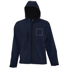 Chaqueta Hombre Impermeable con Forro Polar | CHEST TRANSFER | 100 x 100
