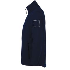 Chaqueta Hombre Softshell con Forro Polar | Brazo Izquierdo | 80 x 80