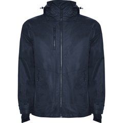 Chaqueta impermeable con capucha y bolsillos | PECHO_DERECHO | 150 x 220