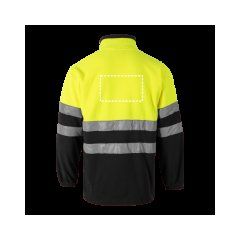 Chaqueta polar reflectante | Posterior | 300 x 180