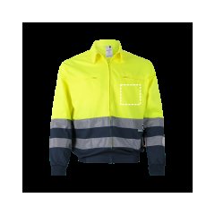 Chaqueta de sarga con cintura elástica | Lado derecho | 140 x 140