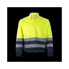 Chaqueta de sarga con cintura elástica | Lado izquierdo | 140 x 140