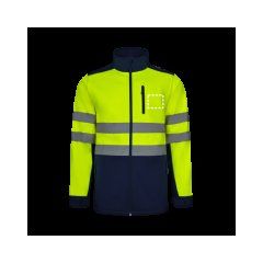 Chaqueta soft shell con forro polar | Bolsillo superior | 70 x 60