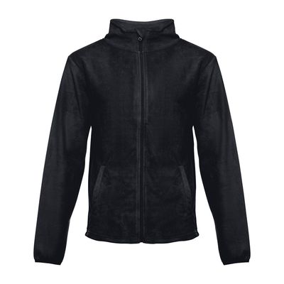 Chaqueta Polar Unisex con Cremallera Negro L