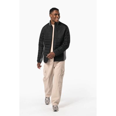 Chaqueta acolchada hombre cuello alto