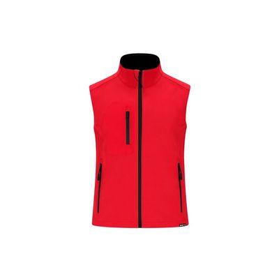 Chaleco Soft Shell RPET impermeable Roj L