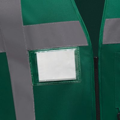 Chaleco alta visibilidad reflectante con bolsillos