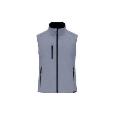 Chaleco Soft Shell RPET impermeable Gri L