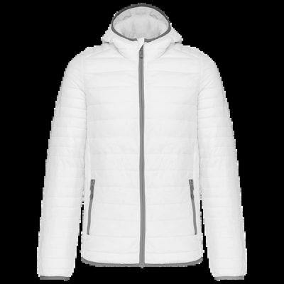 Chaqueta acolchada con capucha White S