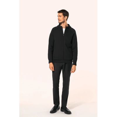 Chaqueta con cremallera y capucha