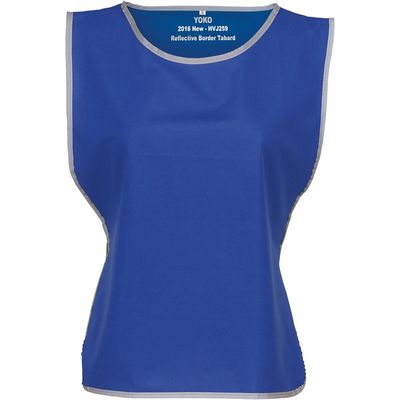 Chaleco con Bordes reflectantes Royal Blue L/Xl