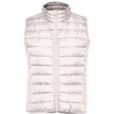 Chaleco Acolchado Mujer Blanco Vintage Xl