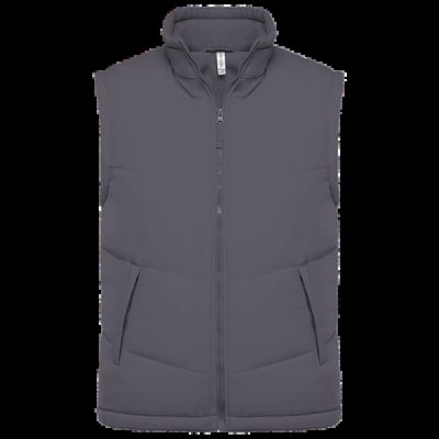 Chaleco acolchado unisex con forro polar Convoy Grey M