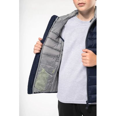Chaleco acolchado con capucha niño