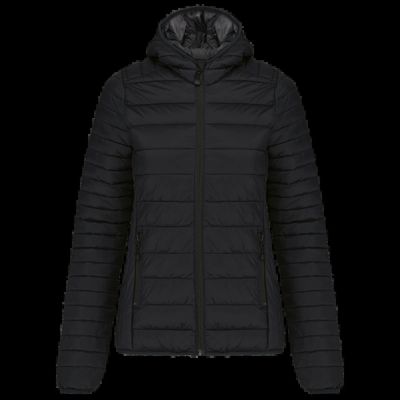 Chaqueta ligera con capucha mujer Black Xs