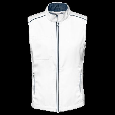 Chaleco mujer con bolsillos White / Navy Xl