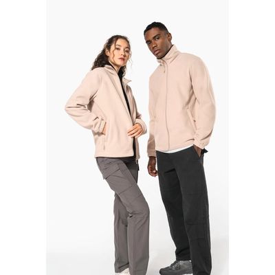 Chaqueta polar ajustable con cordón elástico