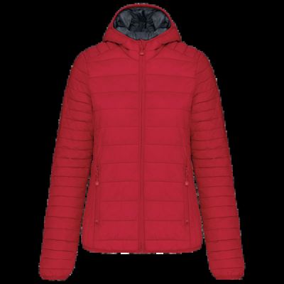 Chaqueta ligera con capucha mujer Red S